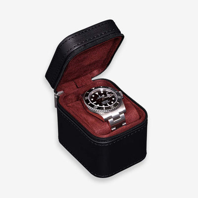 ROTHWELL Single Watch Travel Case (Black/Red) RothwellSF