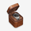ROTHWELL Single Watch Travel Case (Tan/Brown)