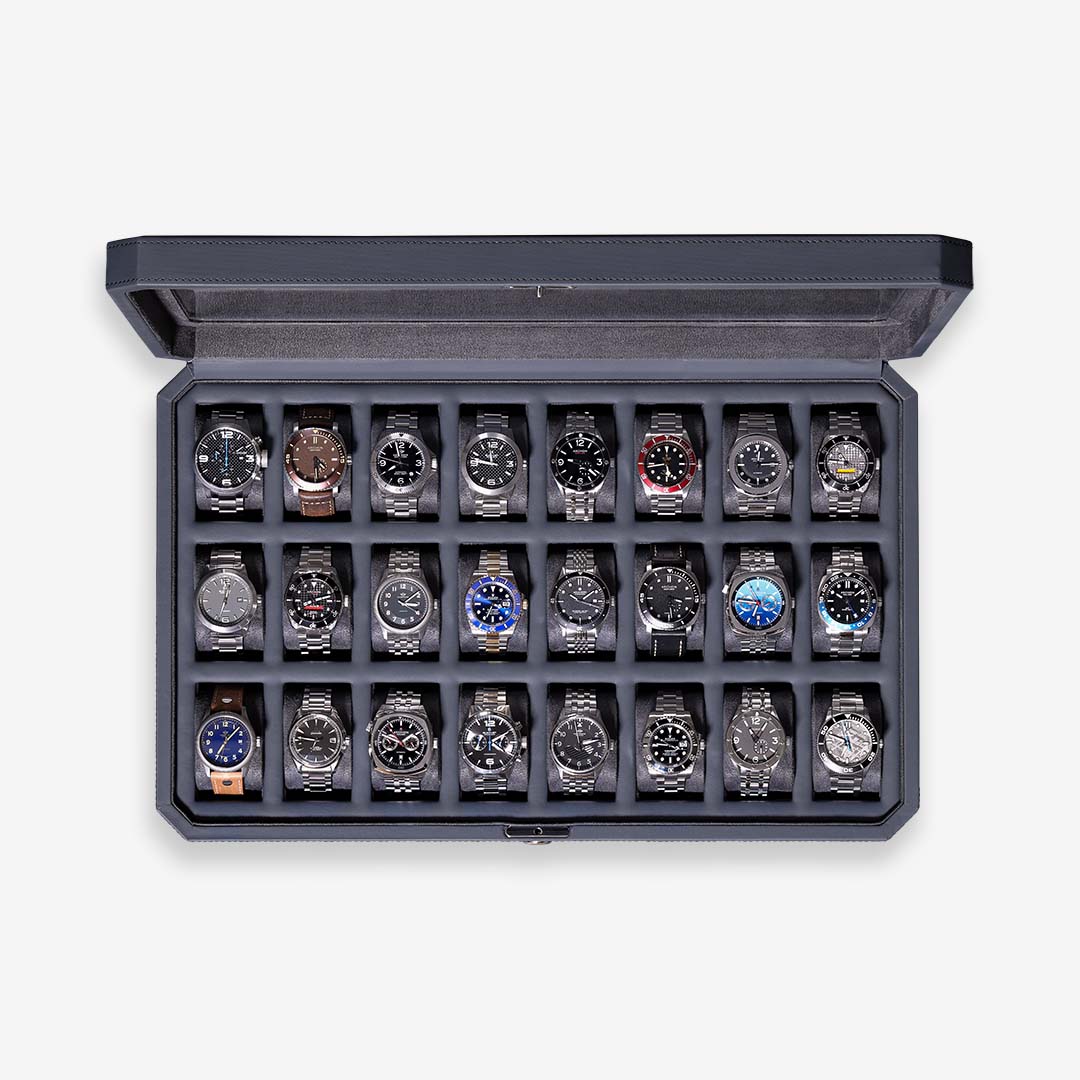 ROTHWELL 24 Slot Watch Case (Carbon)