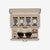 4 Slot Watch Box with Drawer (Oatmeal)