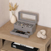 4 Slot Watch Box with Drawer (Stone)