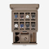 8 Slot Watch Box with Drawer (Mocha)