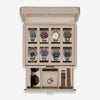8 Slot Watch Box with Drawer (Oatmeal)