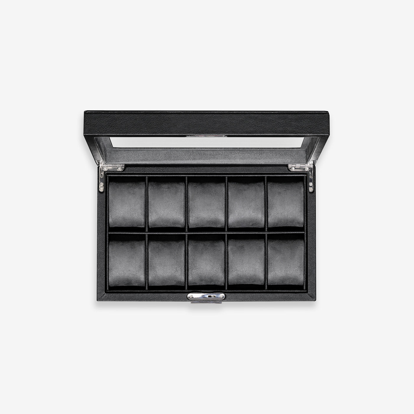 10 Slot Watch Box (Black / Grey)