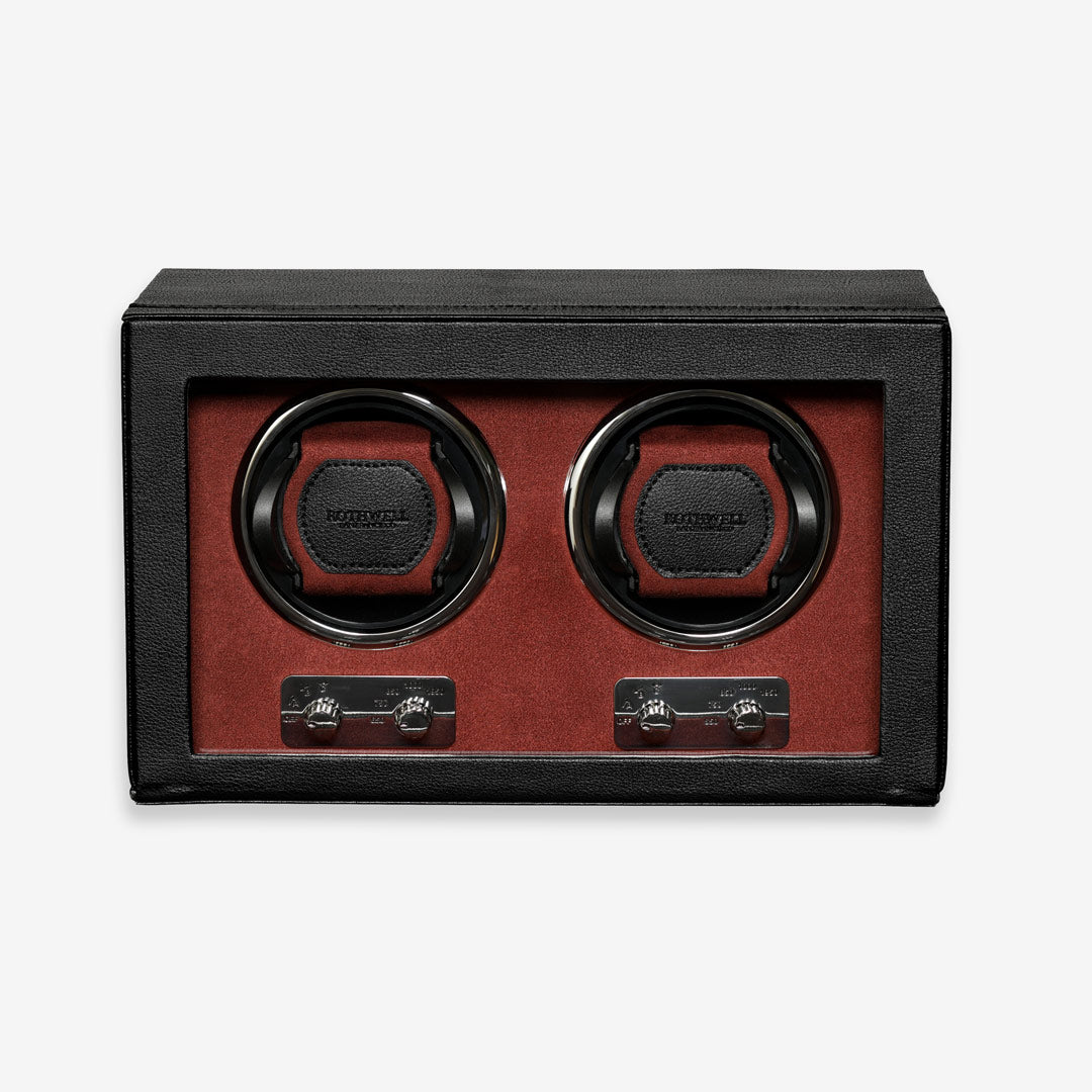 Rothwell Double Watch Winder (Black / Red) RothwellSF