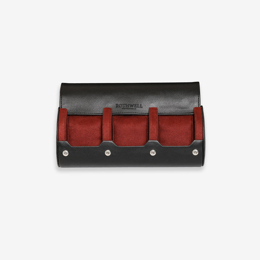 3 Watch Roll (Black / Red)