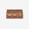 3 Watch Roll (Tan / Tan) Full Grain Leather
