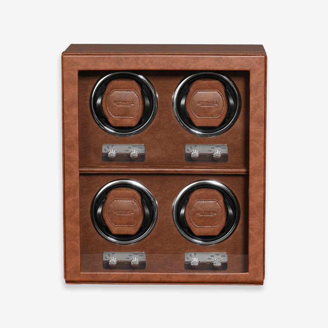4 Watch Winder (Tan / Brown)
