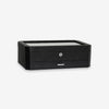 12 Slot Watch Box with valet drawer (Black / Gray)