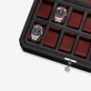 12 Slot Watch Box (Black / Red)