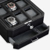6 Slot Watch Box (Black / Grey)