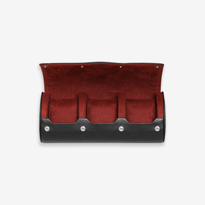 3 Watch Roll (Black / Red)