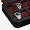 12 Slot Watch Box (Black / Red)