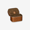 2 Watch Travel Case Brown